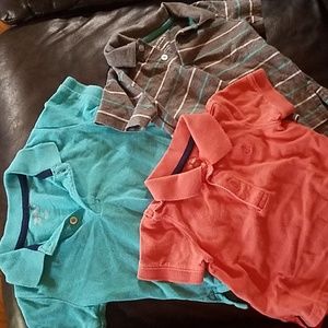 3pk 12mo polo shirts